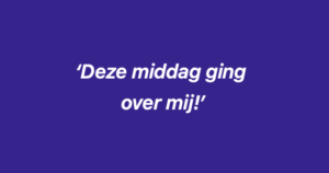 Over mij quote