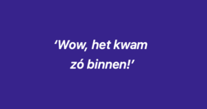 Zo binnen quote
